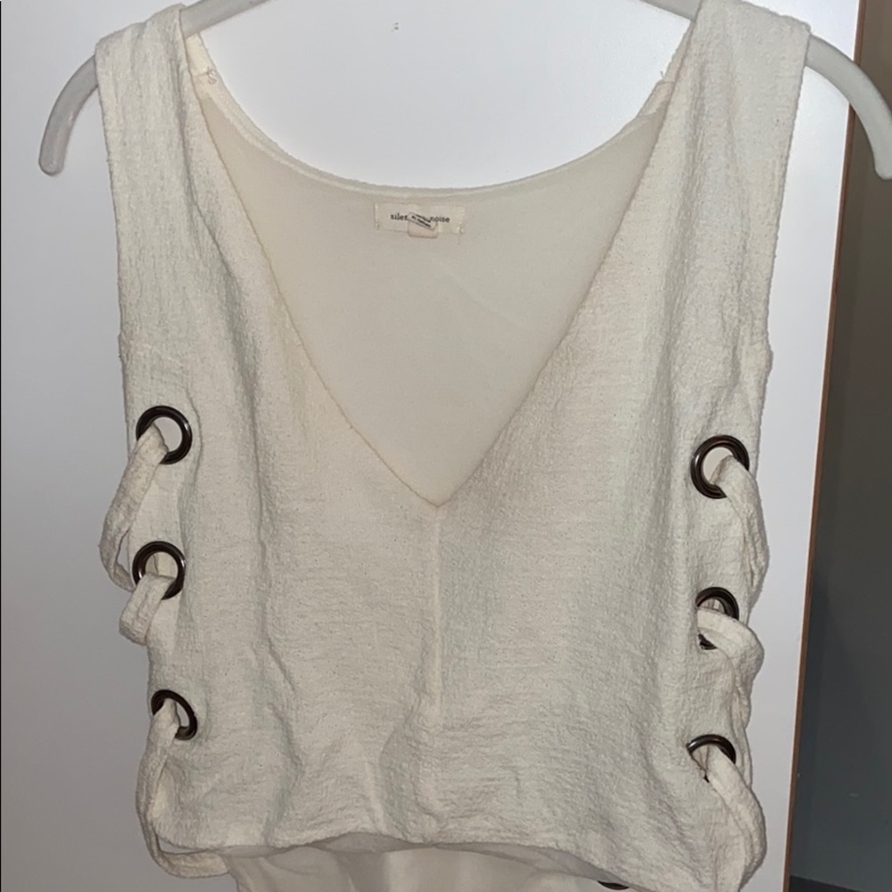 Cream color going out tank top